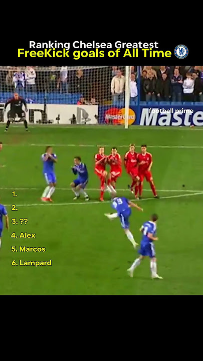 Ranking Chelsea Greatest FreeKick goals of All Time #willian #lampard #football