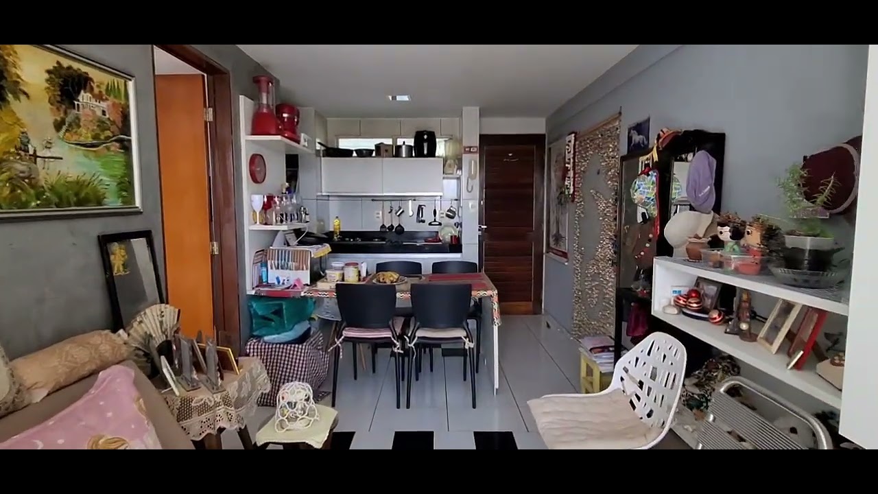 Vende-se Apto 1quarto semi-mobiliado Tambaú 