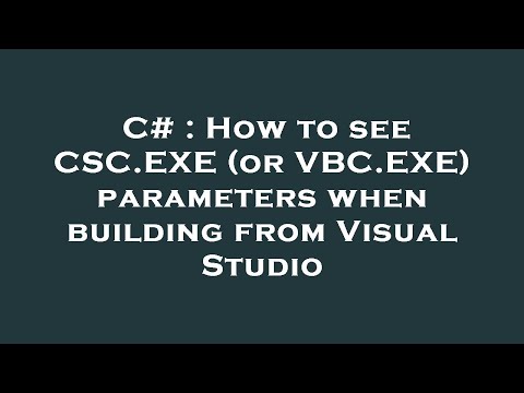 C# : How