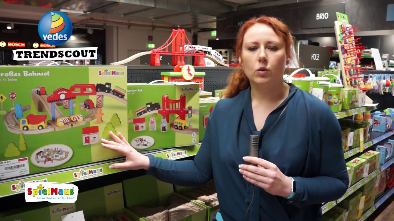 Spielmaus 🚆 Holzeisenbahn | VEDES Trendscout