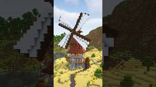 Building a windmill in minecraft - timelapse & tutorial