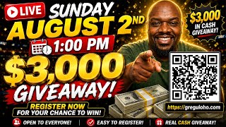 Must Be On Live To Win!! Make Sure You Scan QR code Or Register Thru My Instagram Bio 🔥