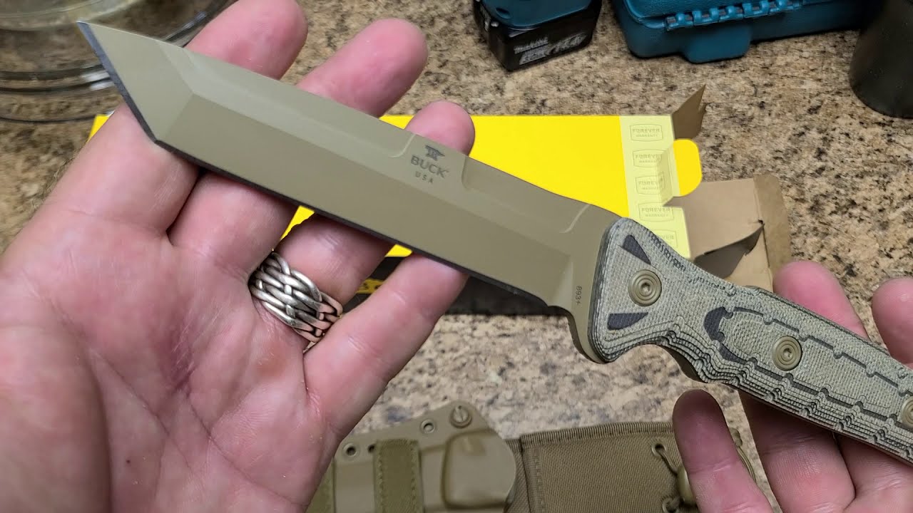 Knife Center Buck USA GCK Tanto Unboxing YouTube