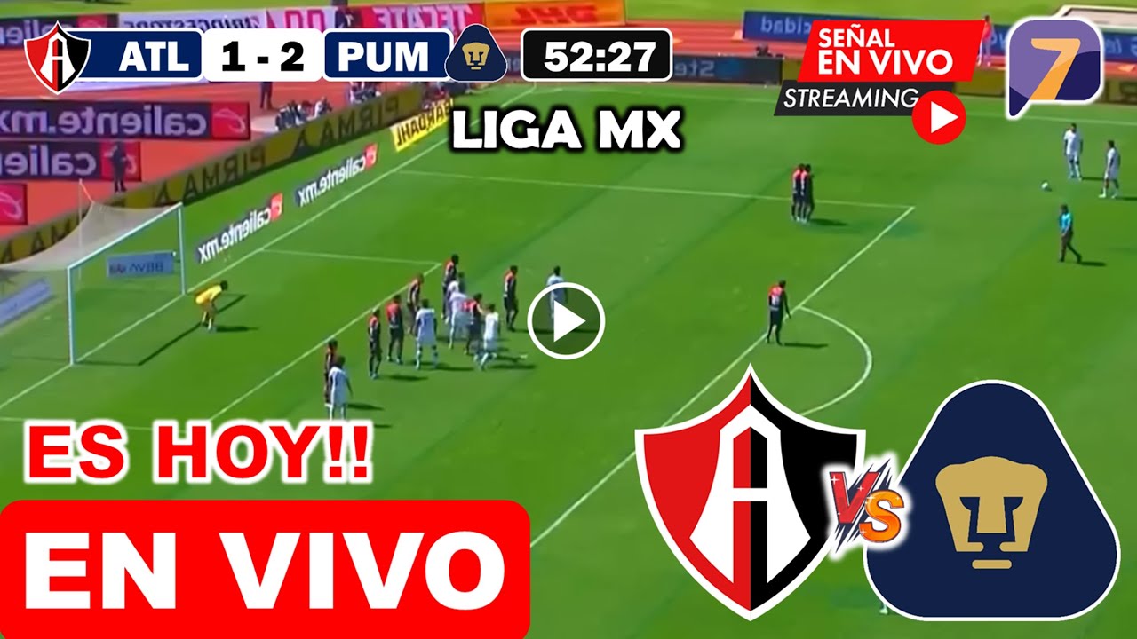 Atlas vs. Pumas en vivo, donde ver, a que hora juega Atlas vs. Pumas ...