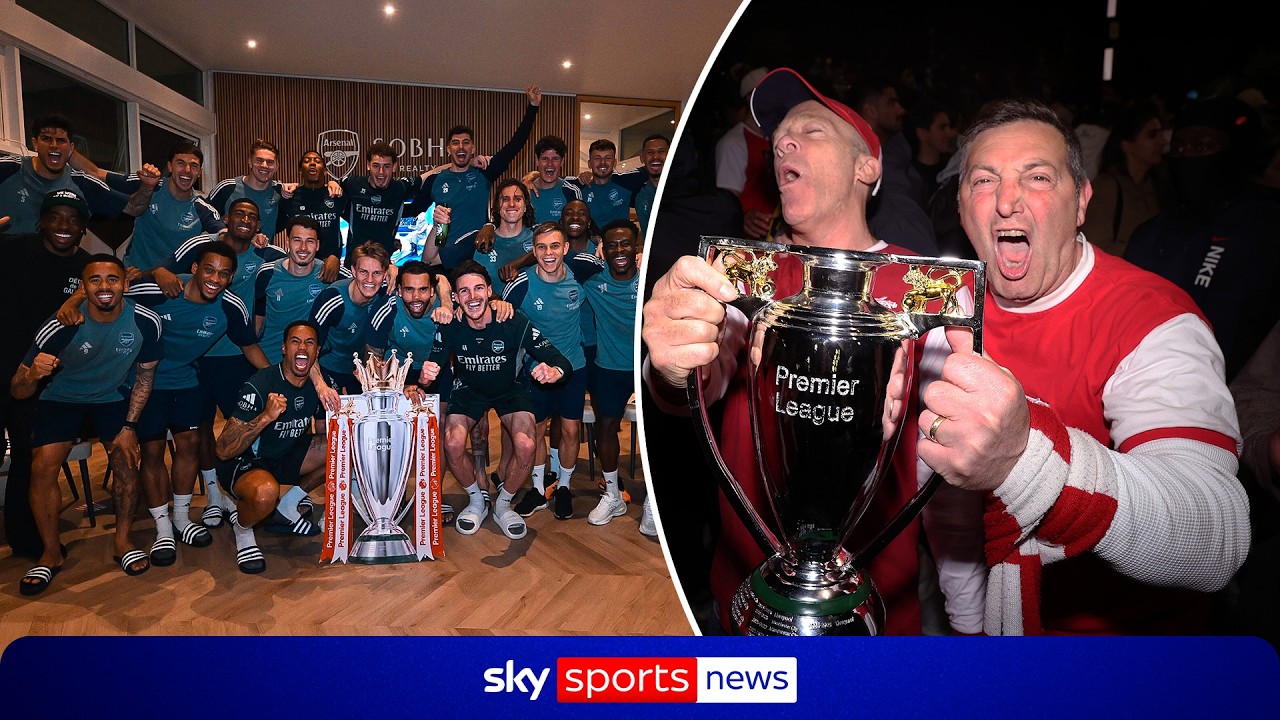 Reaction to Arsenal winning the Premier League for the first time in 22 years
