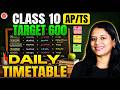 Best Daily Routine for Class 10 AP & TS Students | Target 600/600 | Sunaina Mam