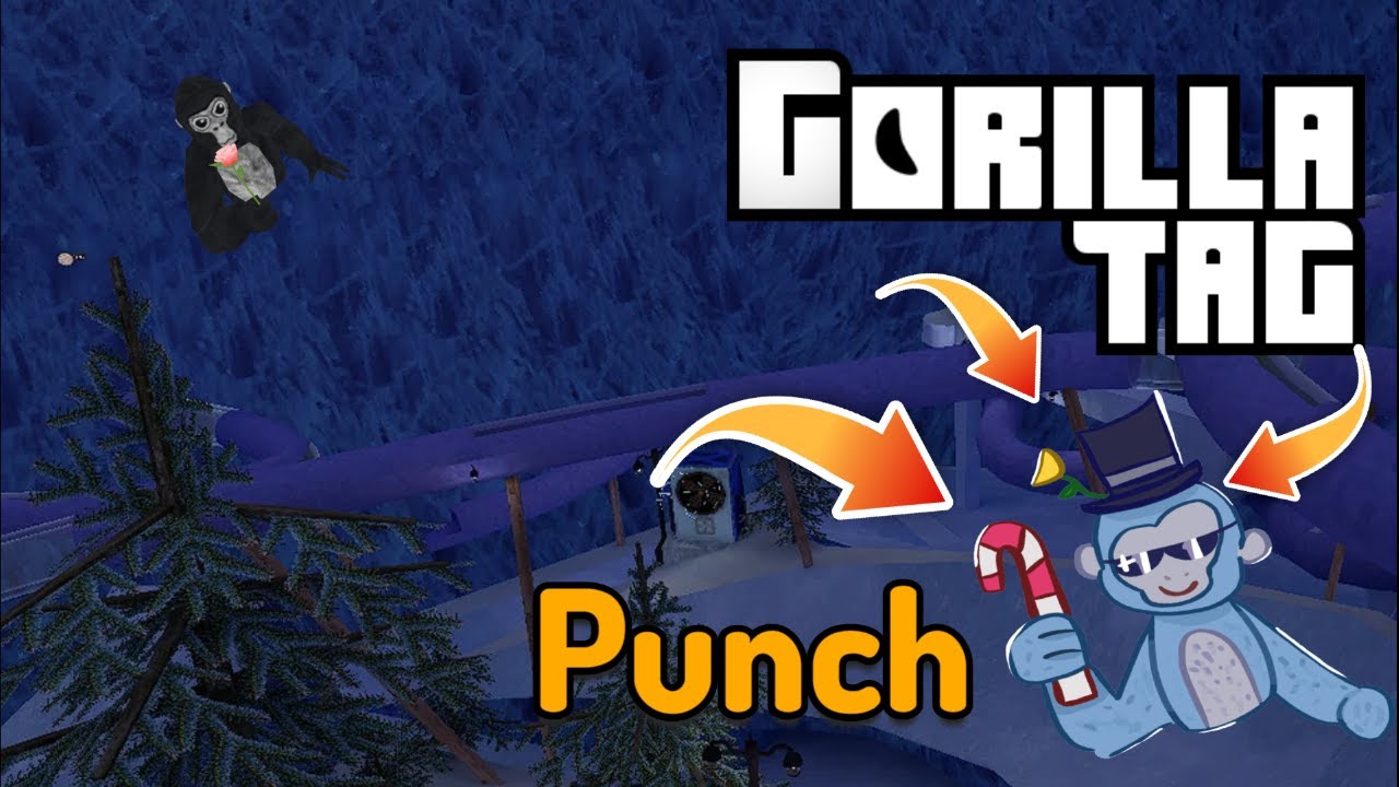 Gorilla Tag: Playing with PUNCH MOD!!!! - YouTube