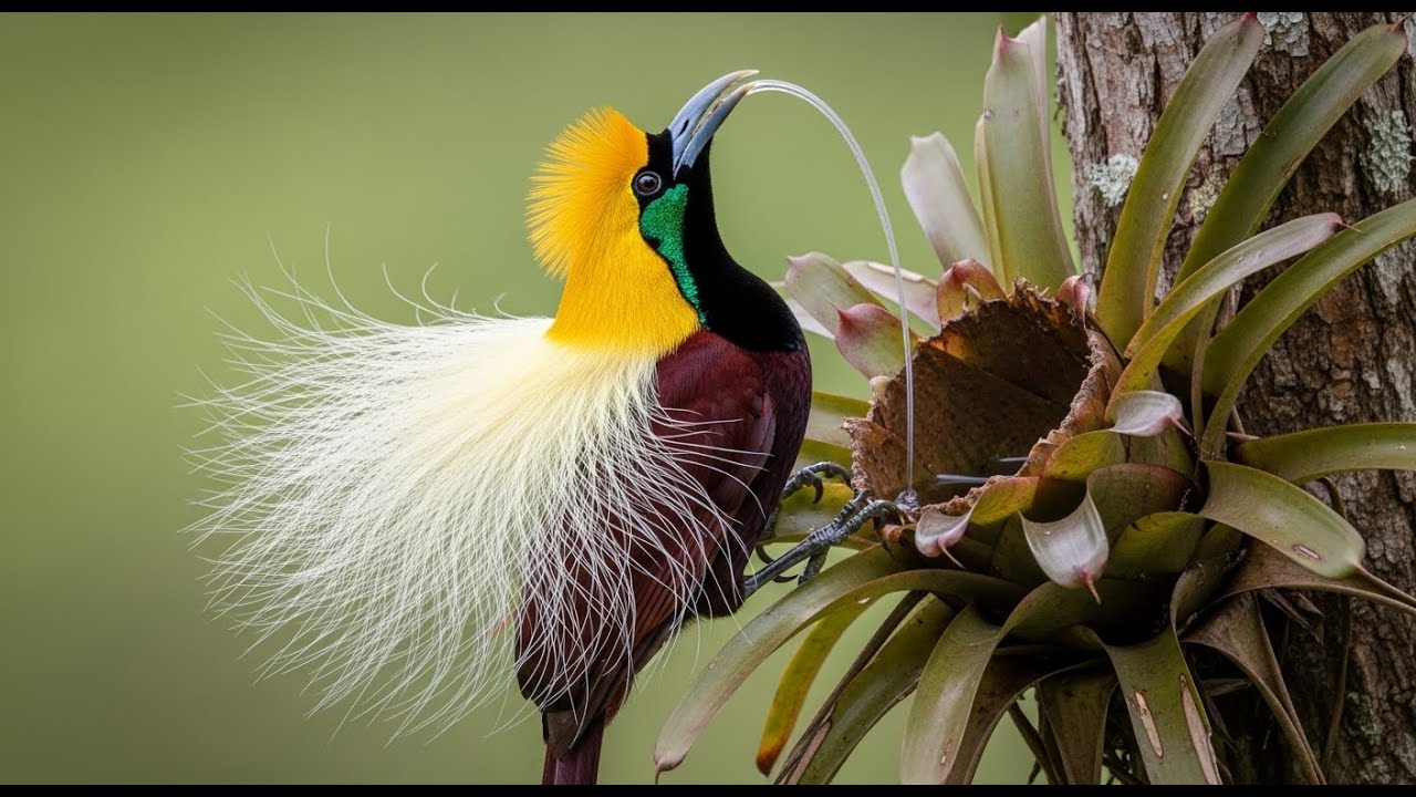 King of Bird 🌿 Rare Birds of Paradise in the Tropical Rainforest