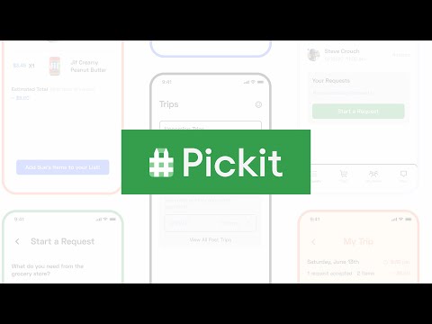 Pickit - A Community Grocery App Concept by Mary Carnes || Crema Design Challenge