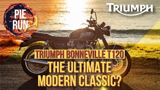 Retro done just right, the Triumph Bonneville T120.