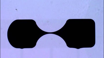 Splitting of a ferrofluid droplet on a digital microfluidic chip