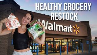 WALMART GROCERY HAUL RESTOCK + FAVORITES!! *HEALTHIER SWAPS & HIGH PROTEIN*