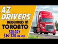 AZ DRIVERS REQUIRED IN TORONTO|HOW TO APPLY |JOBS IN CANADA #jobsincanada #canadajobs