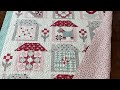 My Summer House Designer Mystery, Pieceful Baskets, Shine On Sampler, Reproduction fabric- Video 162