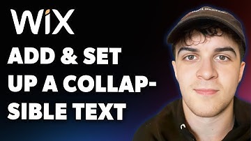 How to Add and Set Up a Collapsible Text in the Wix Editor (Full 2025 Guide)