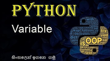 Python Tutorial - 01 | Variables and Data Types | Sinhala