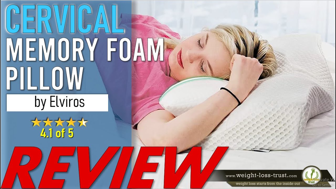 Cervical Memory Foam Pillow by Elviros REVIEW YouTube