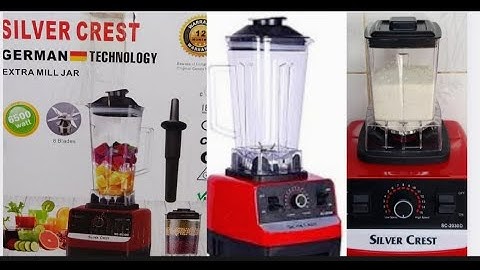 UNBOXING SILVER CREST GERMAN TECHNOLOGY BLENDER  l  TESTING AND REVIEW