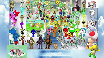 My Best to Worst Characters List V8 (Disowned for L & O from Alphabet Lore)