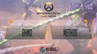 Overwatch - OHNO Vs. Method - Overwatch Atlantic Showdown NA Reagional Finals Lower Bracket - R3