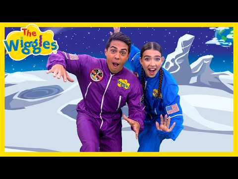 Walking on the Moon 🧑‍🚀 The Wiggles Outer Space Song for Kids 🚀