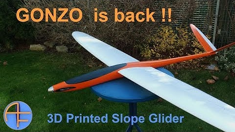 3D printed slope glider Gonzo - Maiden