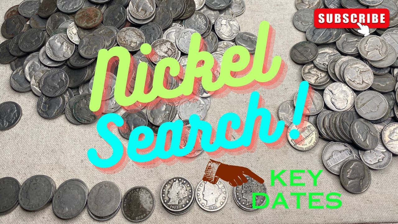 ️Coin Roll Search- Nickel Search. Lots of Buffalos, V-Nickels, and ...
