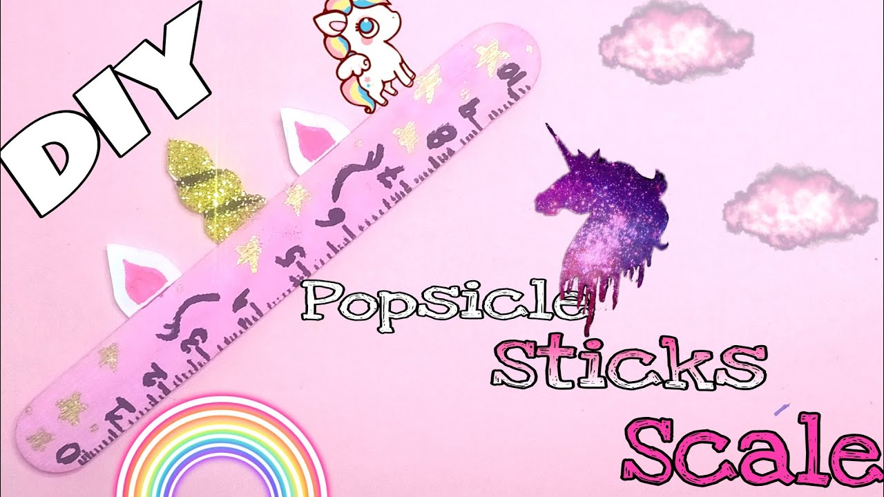 Popsicle Stick Unicorn Craft