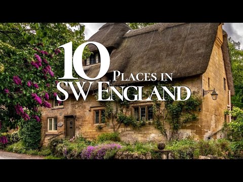 10 Most Beautiful Places to Visit in South West England 4k 🏴󠁧󠁢󠁥󠁮󠁧󠁿 | Cotswolds | Dorset