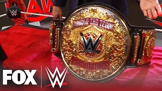 Triple H reveals World Tag Team Championship for RTruth and The Miz | WWE on FOX