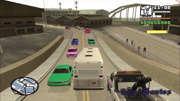 Rainbomizer - GTA San Andreas - Robbing Uncle Sam - Ryder mission 3