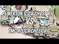 Emerson D3CR Tactical Chest Rig #EM7442 vs TMC D-Mittsu Chest Rig 17 VER #TMC2757