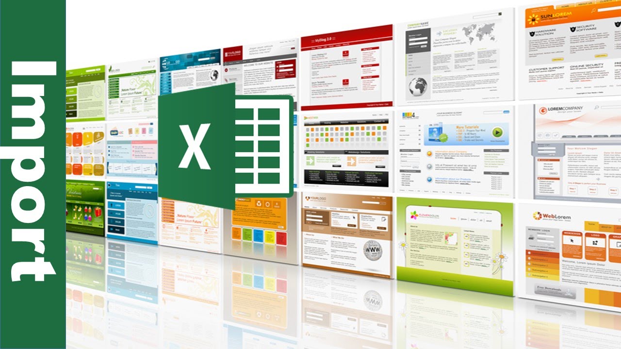 ⁣Import data from web to excel - Sports | Statistics | Weather forecast