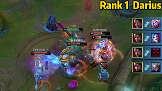 Rank 1 Darius: THIS DARIUS QUADRA KILL IS SO SATISFYING!