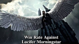 Win Rate Against Lucifer Morningstar🔥 #marvel #dc
