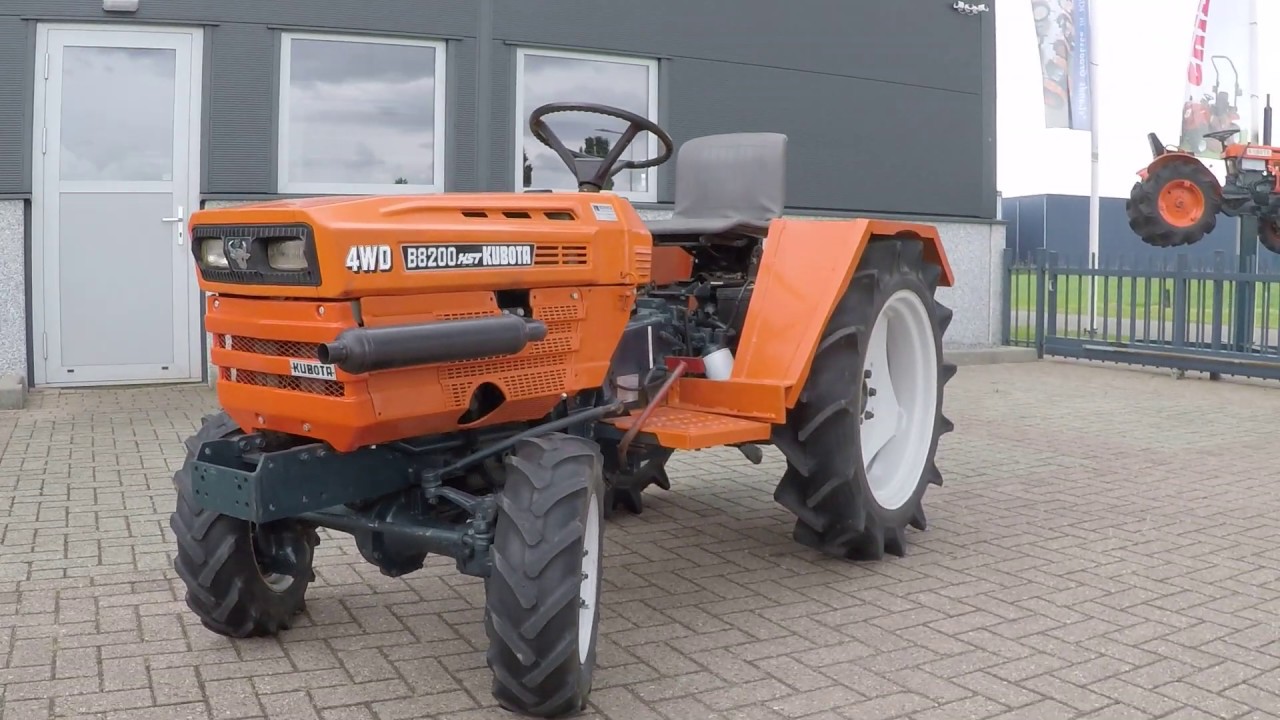 Kubota B8200 4wd HST / 311 Draaiuren YouTube