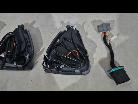 Противотуманные фары комплект 2 шт. для Mercedes Vito/V-class W447 2014- гг, видео 1