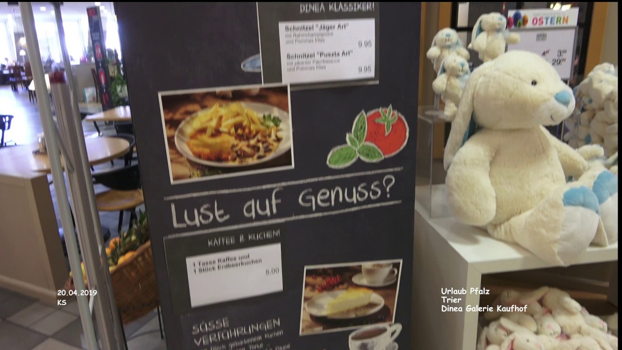 Dinea Galeria Kaufhof Trier Pfalzrundreise Youtube