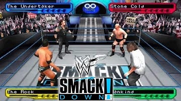 Mankind vs The Rock | WWF SmackDown PS1 Legendary Match!