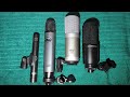 Testing the AKG P170, Blue Ember, MXL V250 and AT2020