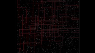 Advent of Code 2023 Day 16 visualization