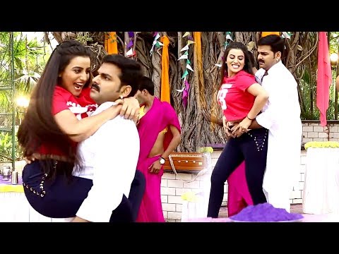 Pawan Singh, Akshara Singh 2019 सुपरहिट होली VIDEO SONG - हथवा से धर के जीजा - Bhojpuri Holi Song