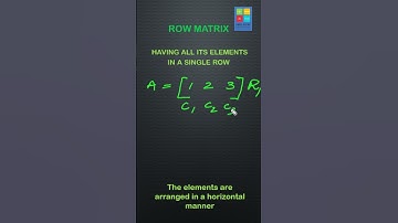 The Secret Behind Row Matrix |class 9 chapter 1 Punjab board | Engr Qutab
