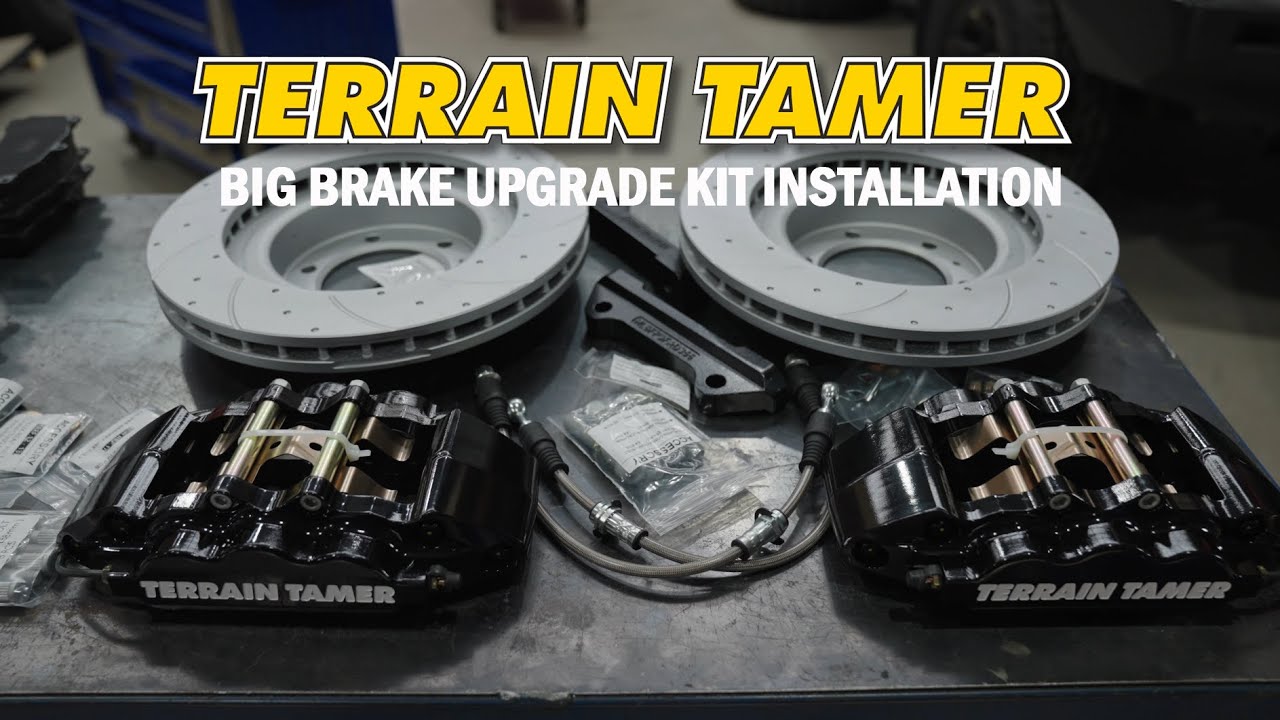 Terrain Tamer Big Brake Upgrade Kit Installation