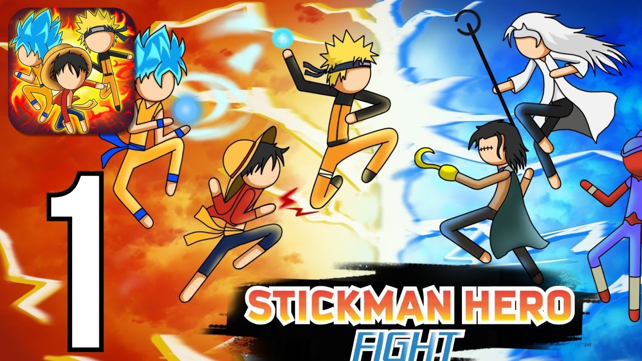 Stick Hero Fight: All-Star - Gameplay Part 1 - Story: Level 1-1 to 1-5