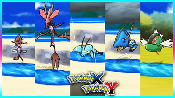 Pokemon X & Y - Skrelp,Dragalge,Clauncher,Clawitzer & Basculin Locations