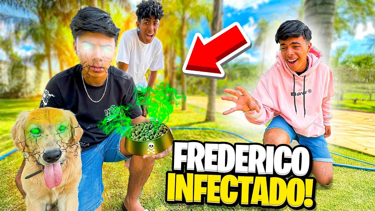 O ESTEVÃO DO MAL INFECTOU O FREDERICO!😨 *ele não está normal