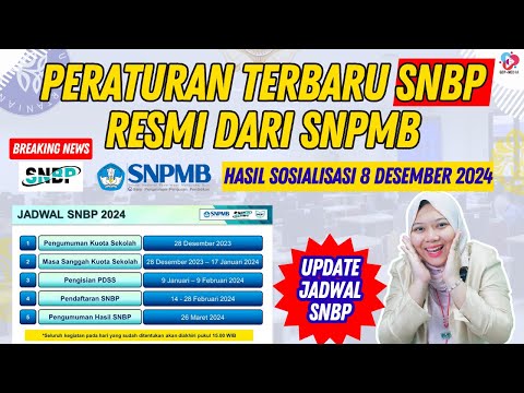 ATURAN SNBP 2024 TERBARU DARI SNPMB