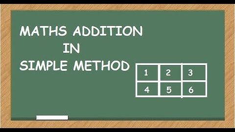 Maths Addition - Grid method