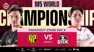 (FIL) M5 Knockouts Day 4 | APBR vs GEEK | Game 1